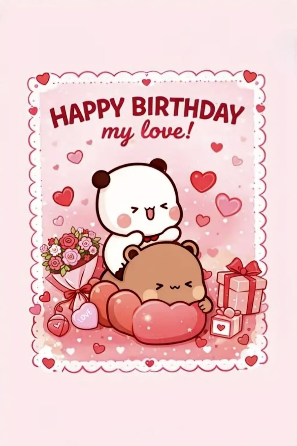 Birthday love poster