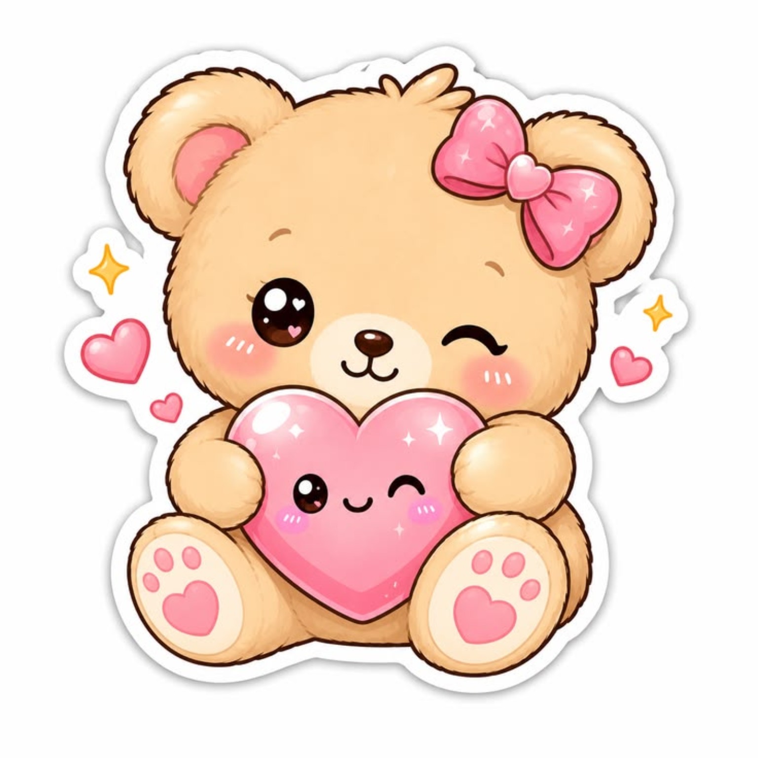 Teddy heart